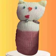 Diji Baby Tıkırık Örgü Yastık Uyku ve Oyun Arkadaşı Minik - 35 cm