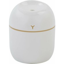 Senka Mey Ithalat® Mini Hava Nemlendirici USB Bağlantılı LED Işıklı 5 Esans Hediyeli Aromaterapi Difüzörü