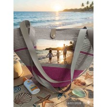 Nesdesing Hasır Plaj Çantası