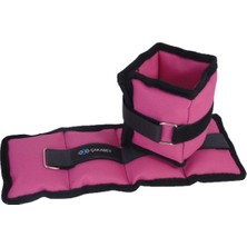 PremiumPort El ve Ayak Bilek Ağırlığı Seti, Toplam 1 Kg, Pembe, Fitness ve Terapi Amaçlı