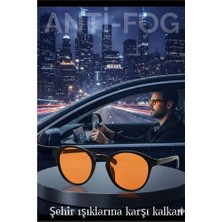 Senka Parlama Önleyici Gece Sürüş Görüş Gözlüğü Sis Far Işık Önleyici Anti-Fog Gözlük