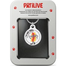 Patilive Qr Kodlu Evcil Hayvan Künyesi Hot Dog Kedi Köpek Isimliği
