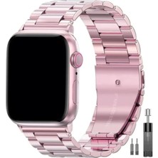PSGT Apple Watch Uyumlu(42/44/45/49)Mm S10/11-46MM & Seri 2/3/4/5/6/se/7/8/ultra  Paslanmaz Modernfit