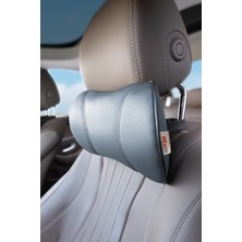 Konforlu ve Şık Deri Boyun Destek Yastığı, Rahat Uyku Için Ideal