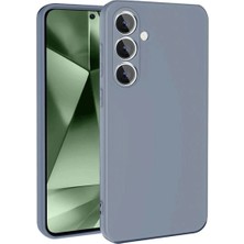 Mey Ithalat  Samsung Galaxy S24 Fe Kılıf Nano Içi Kadife Silikon - Gri