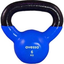 PremiumPort 6 kg Vinyl Kettlebell Çaydanlık Dambıl Sağlam ve Hafif Tasarım