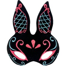 Runaway Renkli Tavşan Figürlü Parti Maskesi