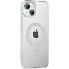 DS LLC Joko Apple Iphone 14 Move Taşlı Magsafe Kapak - Natural Grey