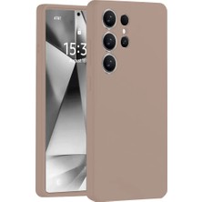 Eco Port Samsung Galaxy S25 Ultra Kılıf Nano Içi Kadife Silikon - Pudra