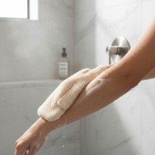 Wellasya Ultra Yumuşak Pamuklu Banyo Lifi  Bebek ve Yetişkinler Için Hassas Ciltler Için Nazik Temizlik (25X15 Cm)