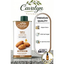 Cavalyn Tatlı Badem Yağı 250ML Premium Series - Soğuk Sıkım - %100 Saf ve Doğal