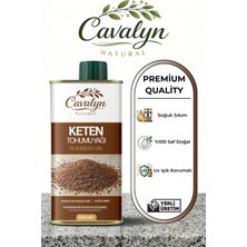 Cavalyn Keten Tohumu Yağı 250 ml Premium Series - Soğuk Sıkım - %100 Saf ve Doğal