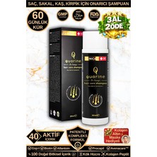 Dr. Sammy's Quarine Premium Şampuan (2 Aylık) Dökülmelere Karşı %100 Saf ve Doğal Bitkisel Kök Hücre Ekstratları,Vitamin ve Mineral İçeren Onarıcı Saç Şampuanı 250ML