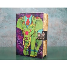 Senka Fil Tasarımı Deri Defter KSK3133