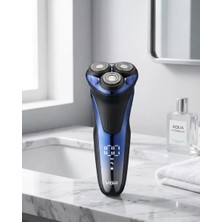 Store Mania Ieg™ 3 Başlıklı Elektrikli Tıraş Makinesi Su Geçirmez Dijital Göstergeli