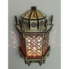 Solay Selçuklu Motif Ahşap Aplik, Mumluk