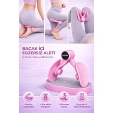 PremiumPort Pembe Pilates Kalça ve Iç Bacak Sıkılaştırma Aleti, Şık ve Etkili Çözüm
