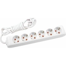 Flamex 6lı 3mt Uzatma Kablo Grup Priz 9011 3603 (5047)