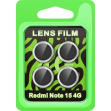 Store Mania Ieg™  Xiamoı Redmi Note 15 4g Raze Metal Kamera Lens - Gümüş