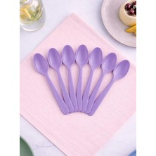 Parti Adresi Plastik Kaşık Lila 25'li