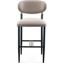 Gazzini Furniture Elegance Kolçaksız Metal Bar Sandalyesi