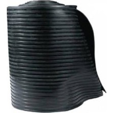 Yivli Oluklu Lastik Paspas, Eni 80 Cm, Boyu 1 M, Dayanıklı ve Kullanışlı