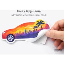 33X48 cm Kesimli Sticker Baskı | Özel Tasarım Etiket | Eseran Print