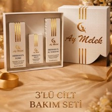 AYMELEK 3\'lü Cilt Bakım Seti Aydınlatıcı ve Yaşlanma Lekeleri Karşıtı (Hediye Kutulu)