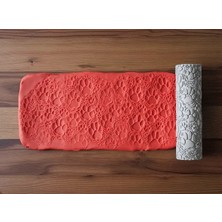 Atölye Dekupaj Model 032 - Patiler - Polimer Kil Doku Oklavası / Seramik Çamuru Desen Rulosu