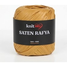 Knitme Knit Me Premium Saten Rafya - 100 gr Çanta ve Şapka Ipi - Lüks Saten Dokulu