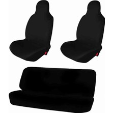 Sedan Oto Koltuk Koruyucu Kılıf Siyah Penye, 2001-2006 Uyumlu