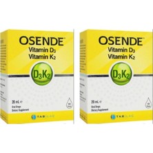 PremiumPort Sağlıklı Destek Vitamin D3K2 20 ml 2'li Set, Güçlü Bağışıklık & Kemik Sağlığı
