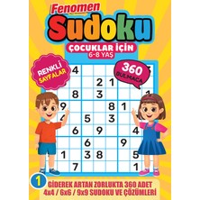 Maxi Yayıncılık Fenomen Çocuklar Için Sudoku 6-8 Yaş
