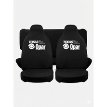 Siyah Oto Koltuk Kılıfı, Baskılı, Koruyucu ve Şık Tasarım