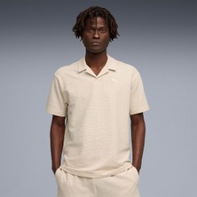 Puma Essential Elevated Material Erkek Pembe Polo Yaka Tişört