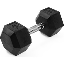 PremiumPort 15 kg Köşeli Dambıl, Ev ve Spor Salonları Için Uygun