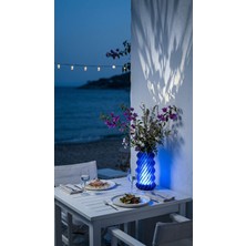 Elana Design Şarj Edilebilir Işıklı Dekoratif Vazo – Lux LED Masa Lambası (Type-C Şarjlı)