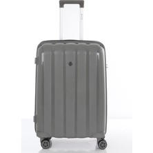 Mçs Unisex Ultra Esnek Logolu Teleskopik Saplı 4 Çifli 360C°DÖNEBILIR Tekerli Valiz