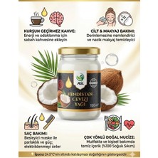 ASL Hindistan Cevizi Yağı 100 ml - Soğuk Pres (Coconut Oil - Cold Pressed)