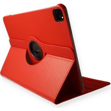 İlk El Grup Apple Ipad Pro 11 (2020) Kılıf 360 Tablet Deri Kılıf - Kırmızı