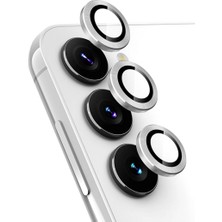 İlk El Grup Samsung Galaxy A34 5g Valdez Metal Kamera Lens - Gümüş