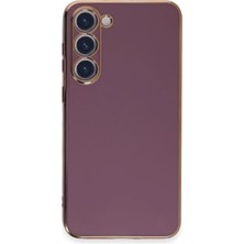 İlk El Grup Samsung Galaxy S23 Kılıf Volet Silikon - Mor