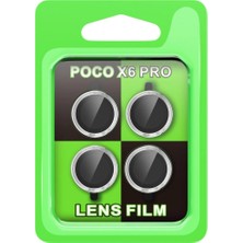İlk El Grup Xiaomi Poco X6 Pro Raze Metal Kamera Lens - Gümüş