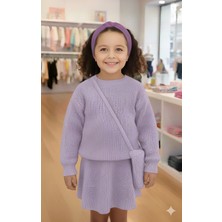 Mihrumay Kız Çocuk Triko 4lü Takım