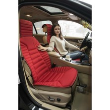 Kırmızı Renault Clio 4 Koltuk Kılıfı Çiftli Ortopedik Lüks Set