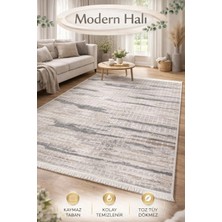 Modern Desenli Akrilik Halı | Kaymaz Taban | 13 mm Yumuşak Hav | Salon, Yatak Odası, Antre Halısı