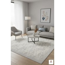 Premium Modern Mikropolyester Akrilik Halı - Pamuk Jüt Tabanlı -