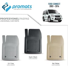 4d Oto Paspas Seti, 2003-2014 Ford Connect – Profesyonel Kalite (Gri)