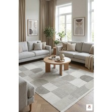 Minimalist Iskandinav Tarzı Leke Tutmaz Akrilik Oda Halısı - Yumuşak Dokulu