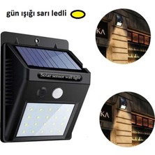 Runaway Güneş Enerjili Hareket Sensörlü Bahçe Lambası Dayanıklı Solar Aydınlatma